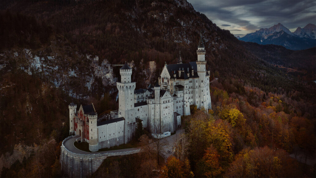 Landschaftsfotografie Schloss Neuschwanstein in Füssen