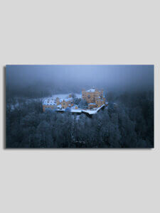 Winterliche Fotografie Schloss Hohenschwangau in Füssen