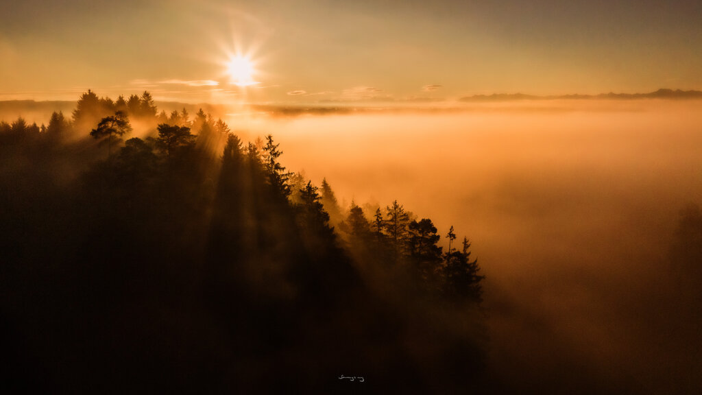 Sonnenaufgang im Allgäu